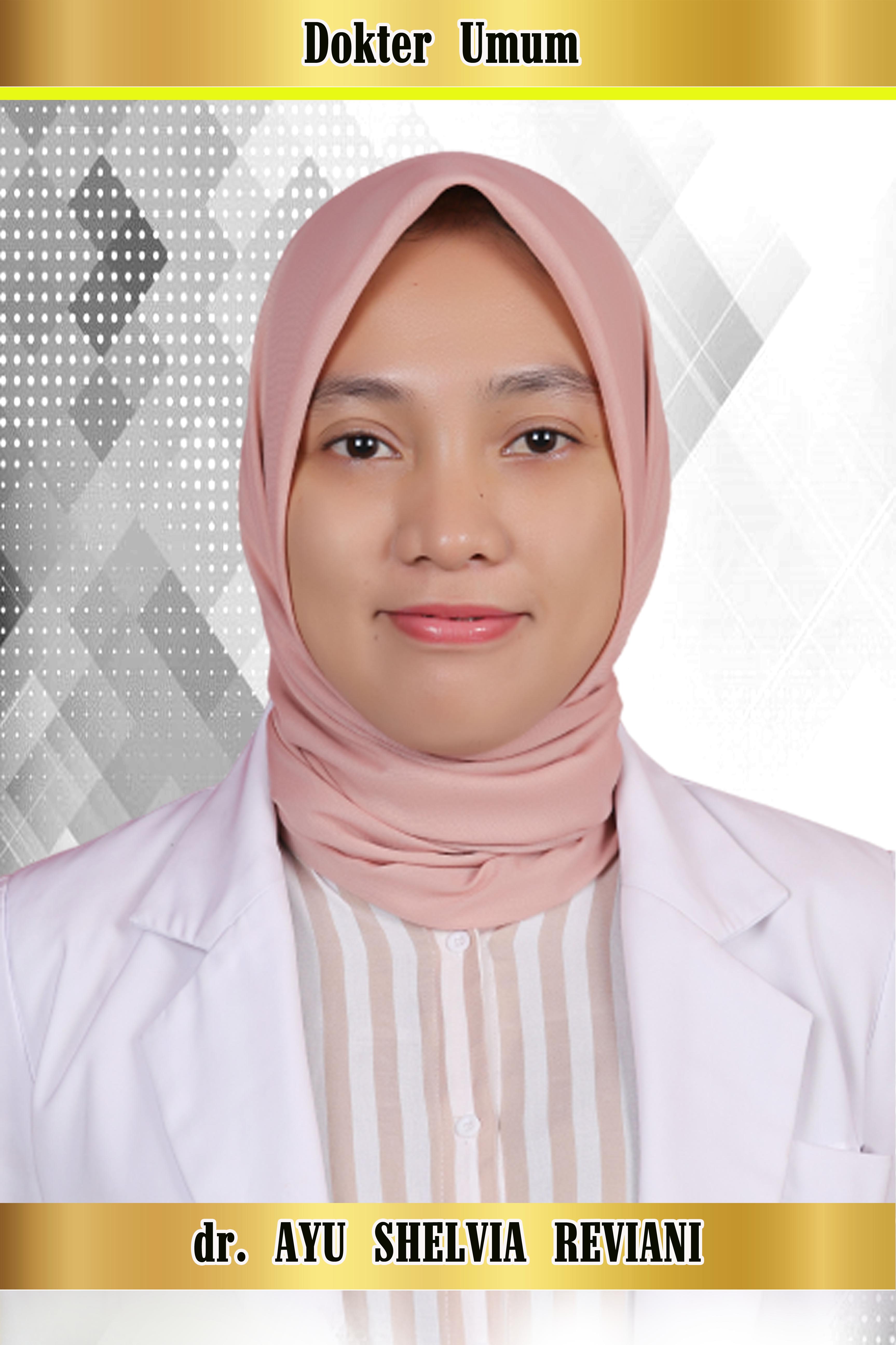 Dr AYU SHELVIA REVIANI